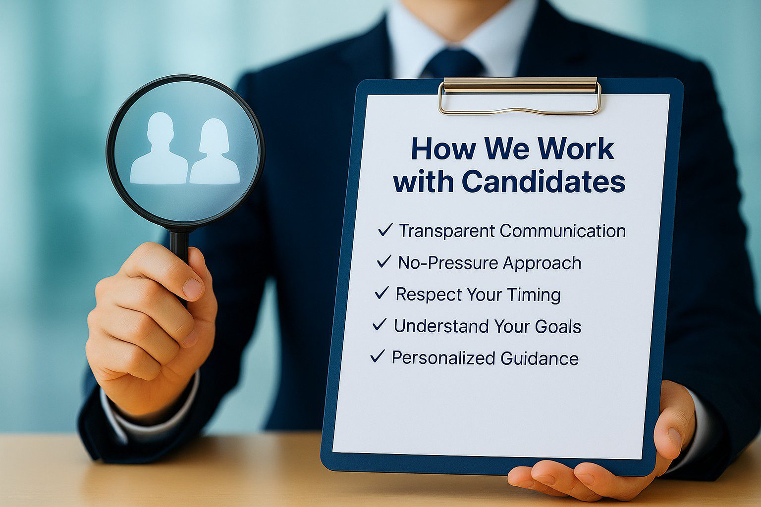 For Candidates - How we work with Candidates